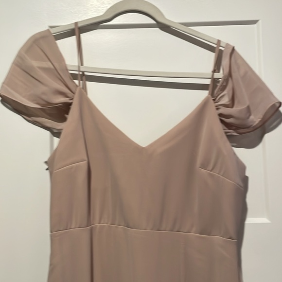Birdy grey taupe bridesmaids dress. Size Medium. Worn once and dry cleaned - Picture 4 of 6